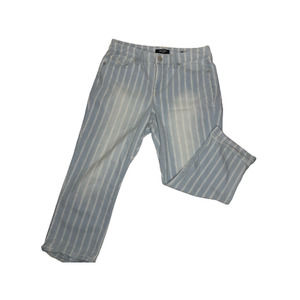 Nine West Jeans Women Size 8 Blue/White
